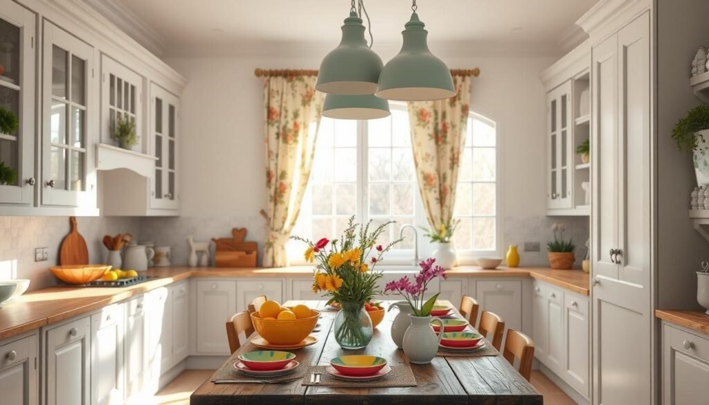 vibrant kitchen decor for spring