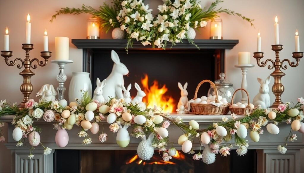 Easter fireplace decorations Easter fireplace decorations