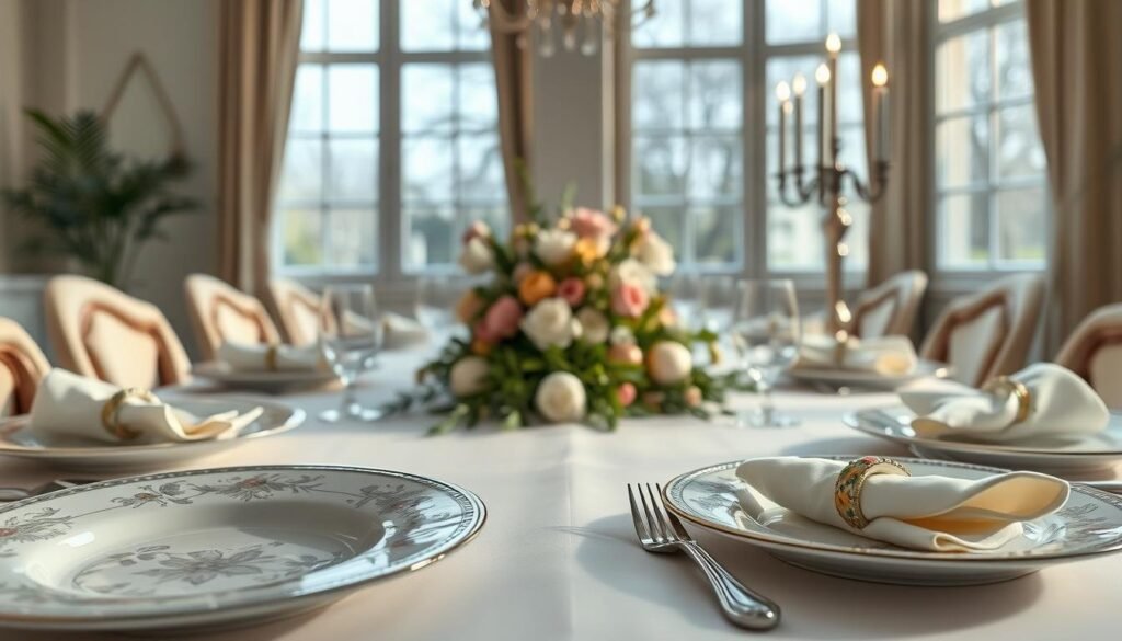 Easter table settings Easter table settings