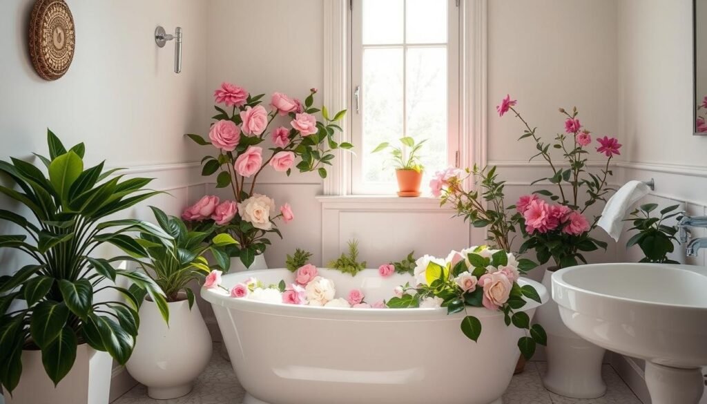 Floral Bathroom Decor Floral Bathroom Decor
