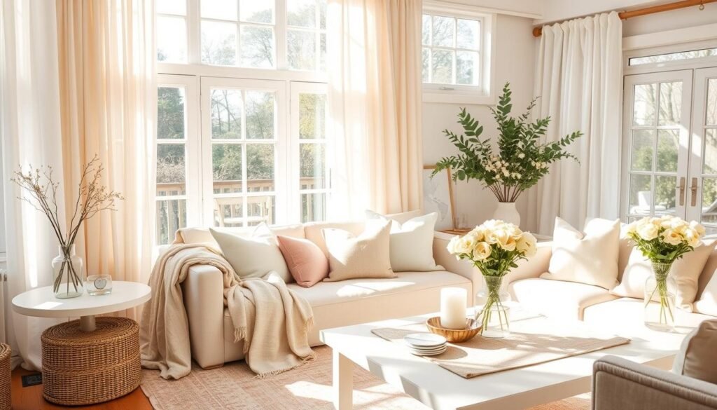 Light fabrics for Spring Living Room Decorating Ideas Light fabrics for Spring Living Room Decorating Ideas