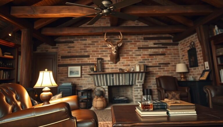 Rustic Man Cave Makeover Ideas for Father’s Day