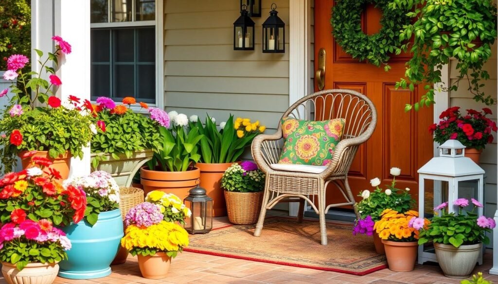 Spring Front Porch Decor Entrance Spring Front Porch Decor Entrance