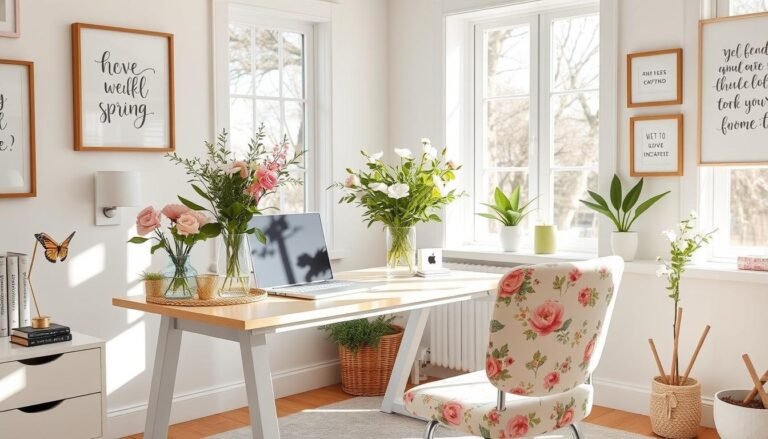 Spring Office Decor