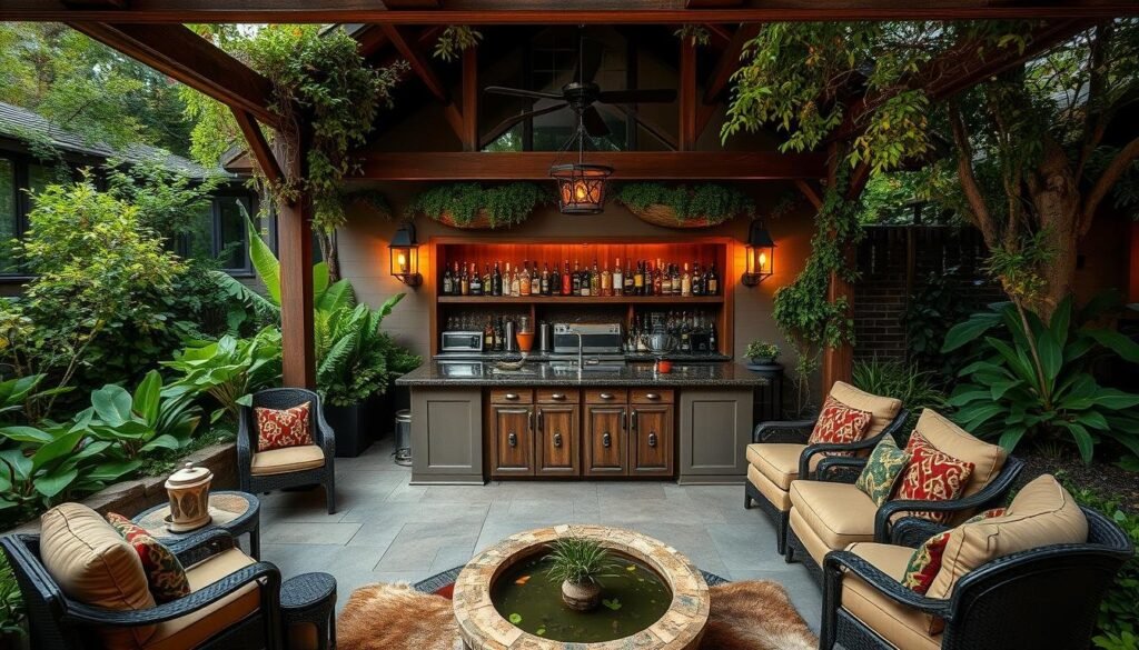outdoor home bar setup outdoor home bar setup