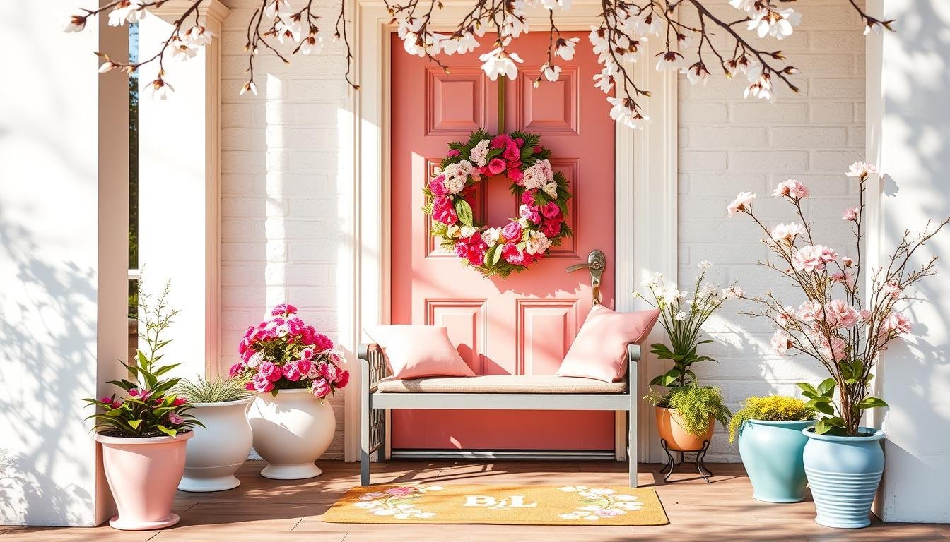 spring dining room table decor