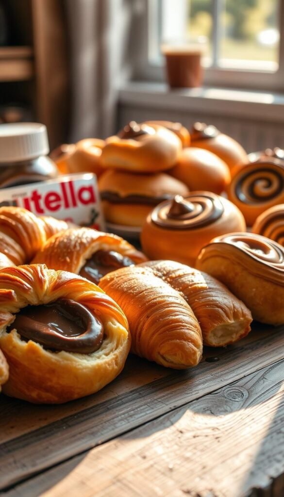 Nutella breakfast pastries Nutella breakfast pastries