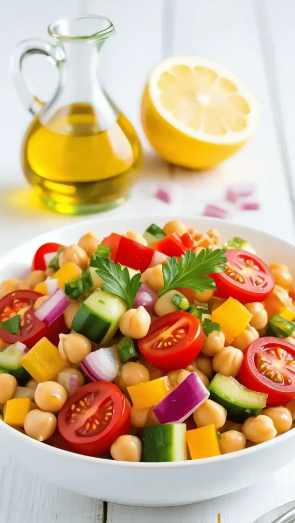 Mediterranean Chickpea Salad