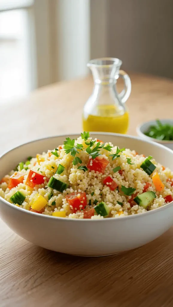 Couscous Salad with Lemon Dressing