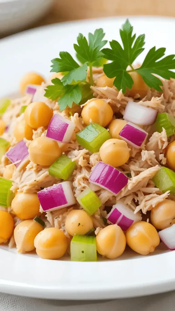 Tuna Salad with Chickpeas
