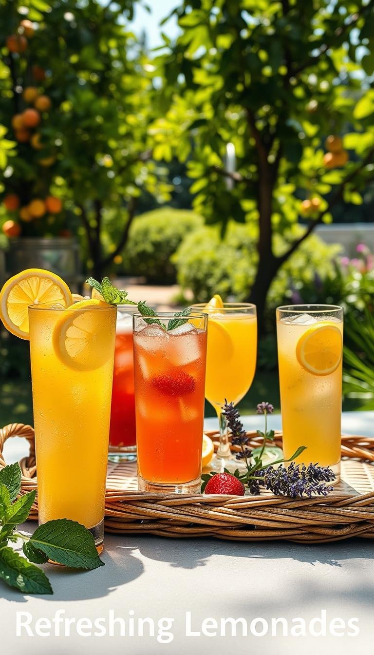 Refreshing lemonades