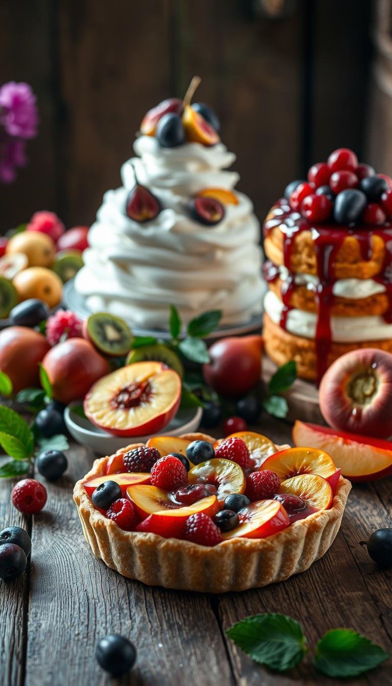 Seasonal fruit desserts