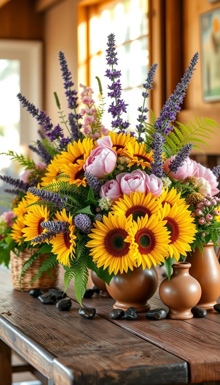summer floral decor