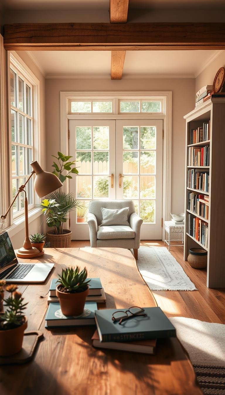 summer home office decor