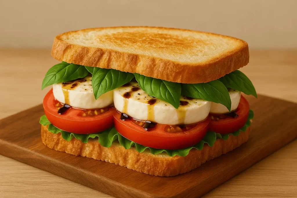 Caprese Sandwich with Fresh Basil