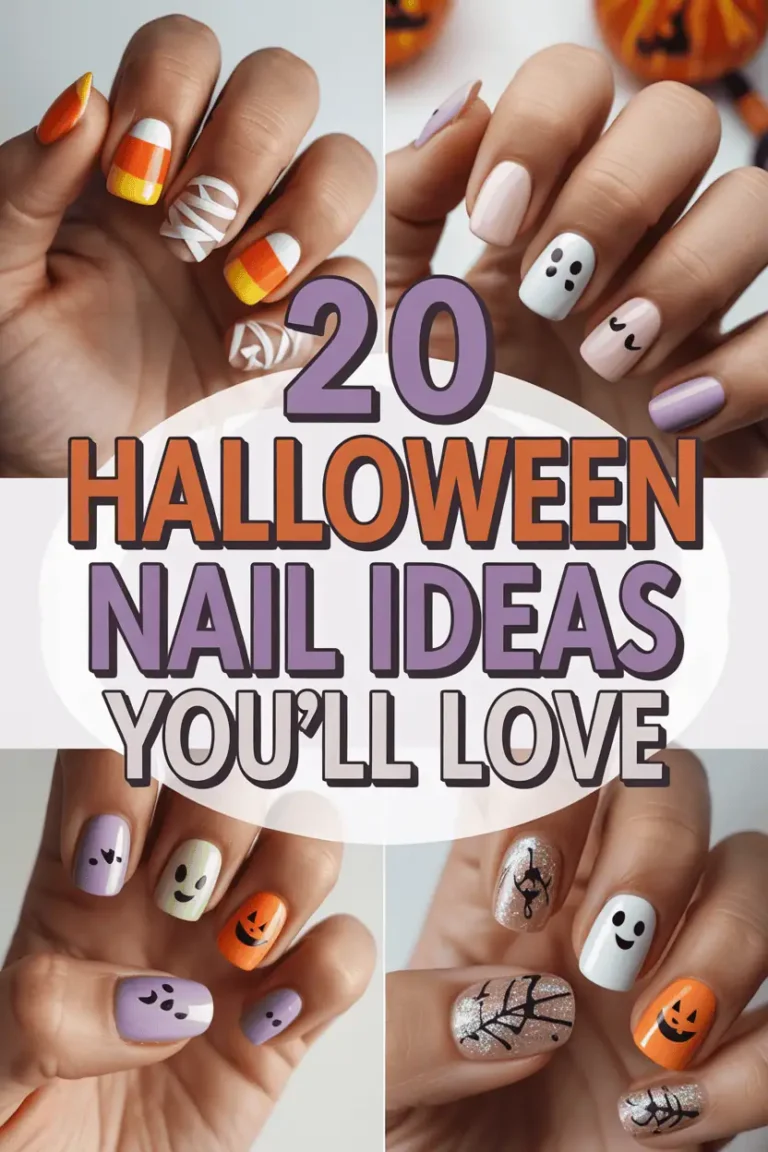 🎃 20 Spooky-Cute Nail Ideas for Halloween Parties