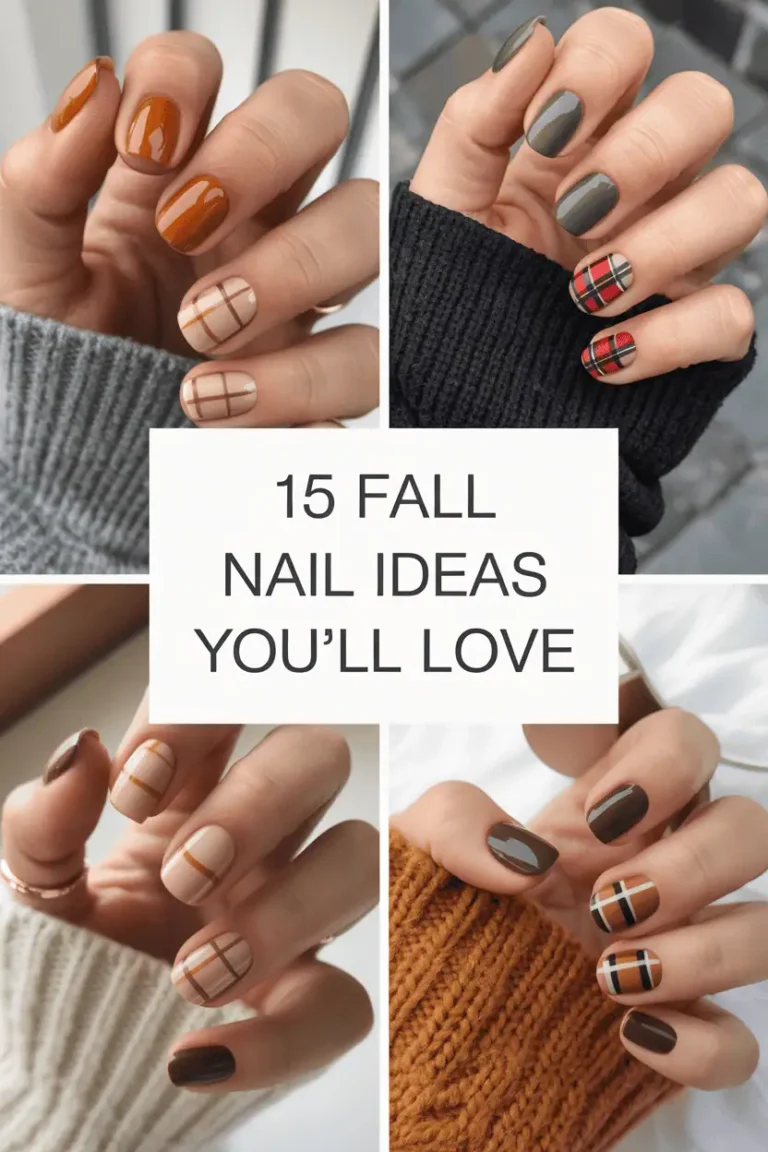 🍂 15 Autumn Nail Colors & Designs for Cozy Fall Vibes