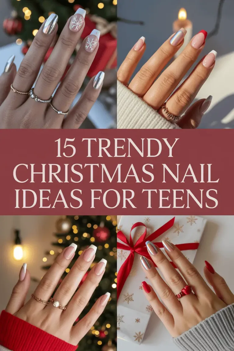 💅 15 Trendy Christmas Nail Ideas for Teens