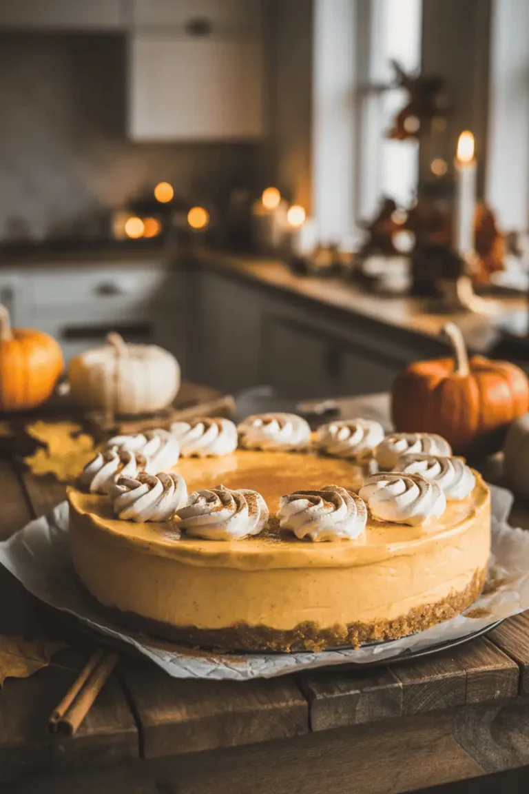 🎃 Creamy No-Bake Pumpkin Cheesecake | The Ultimate Fall Dessert