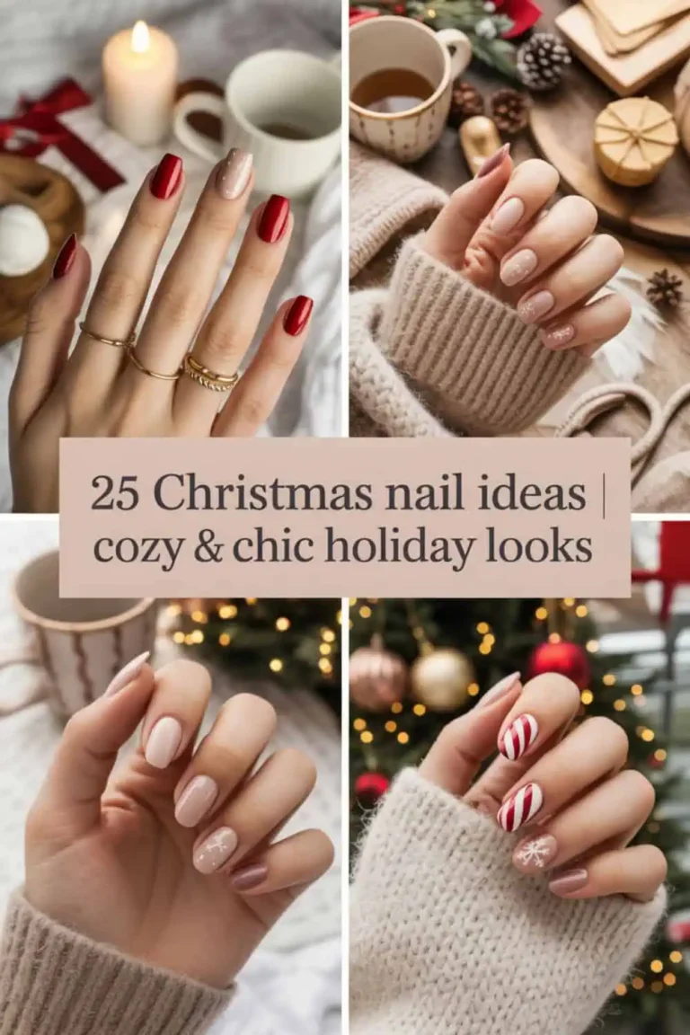 🎄 25 Christmas Nail Ideas That’ll Sleigh Your Holiday Look